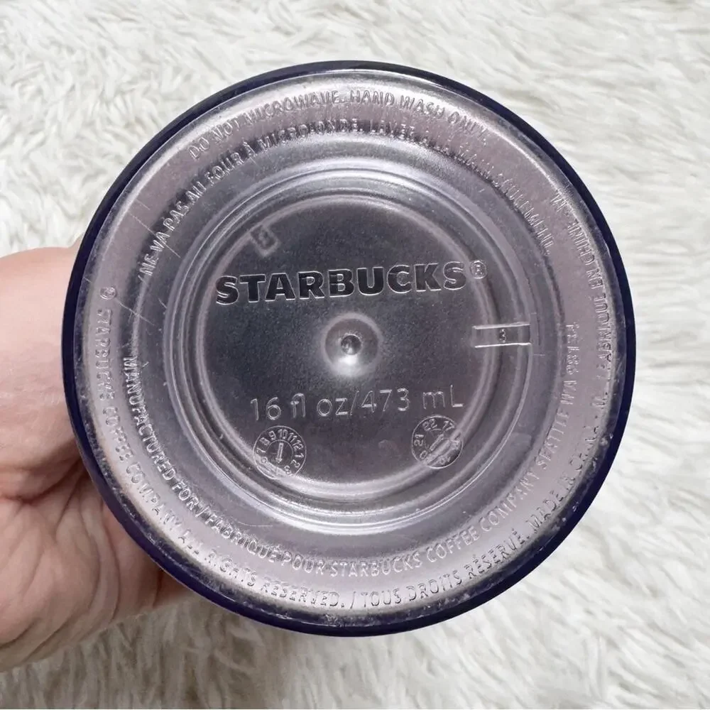 STARBUCKS / 2017 red Christmas cactus 16oz drink tumbler